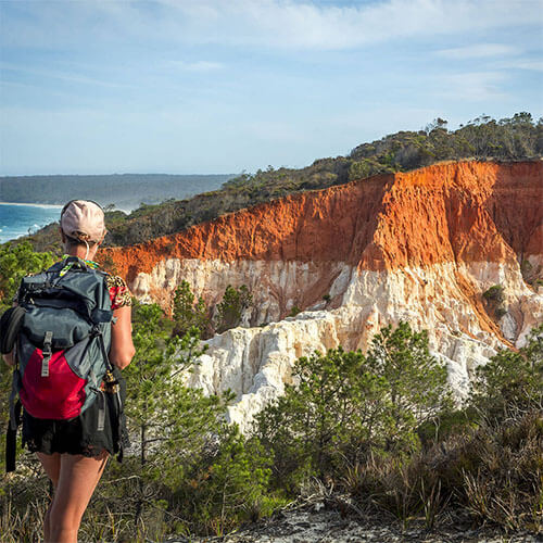New South Wales Red and White Rock formations in Ben Boyd