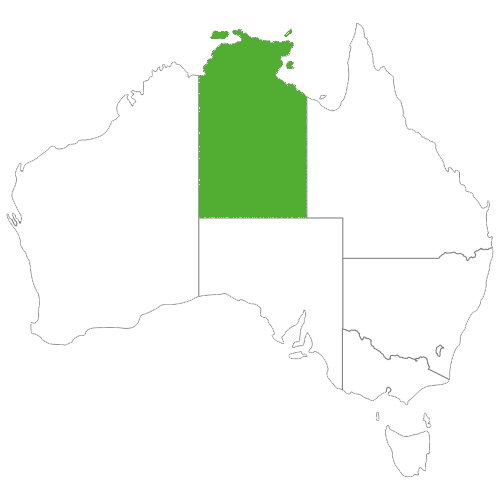 Northern Territory map Australia
