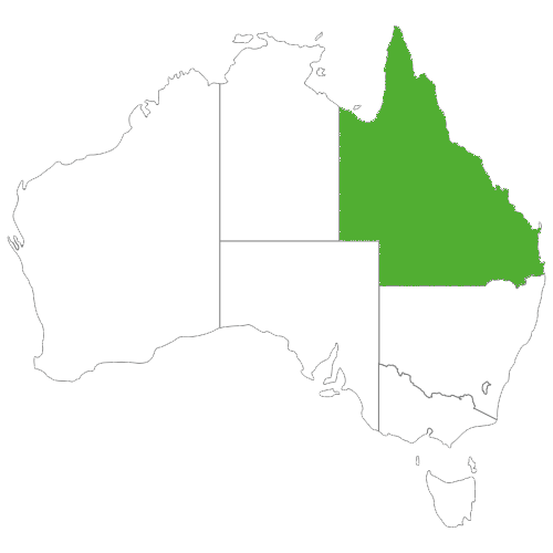 Queensland Karte Australien