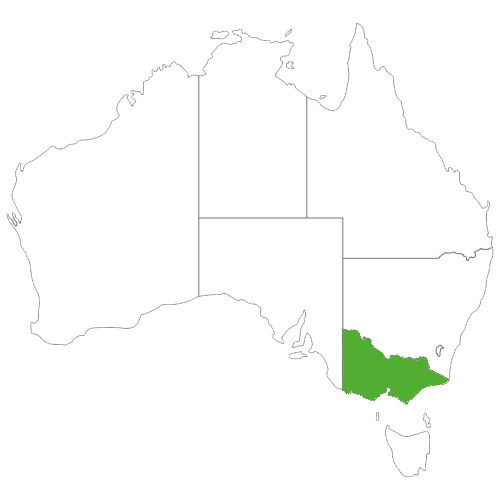 Victoria map Australia