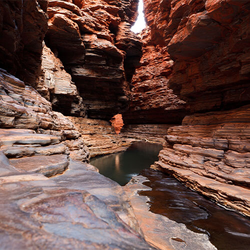 Western Australia Kaijini Schlucht