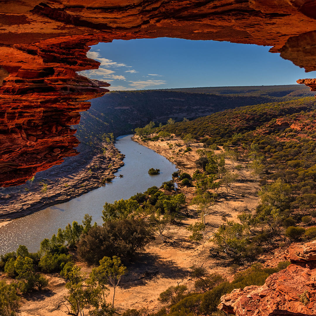 Western Australia Kalbarri Fluss Gebirge