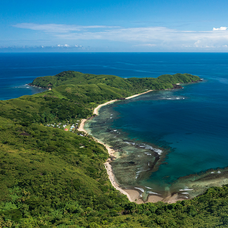 Fiji from above